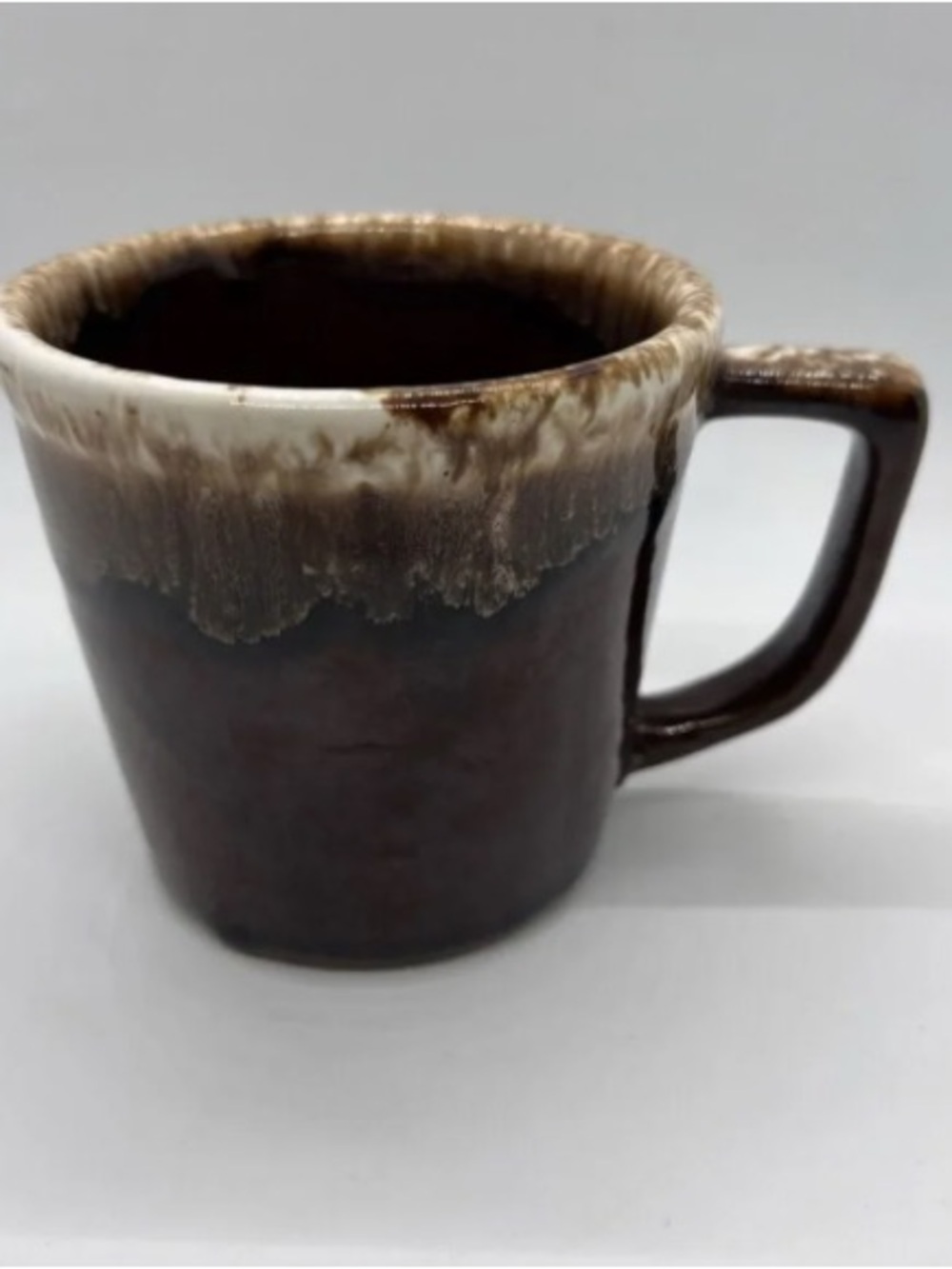 BROWN DRIP GLAZE CUP/MUG